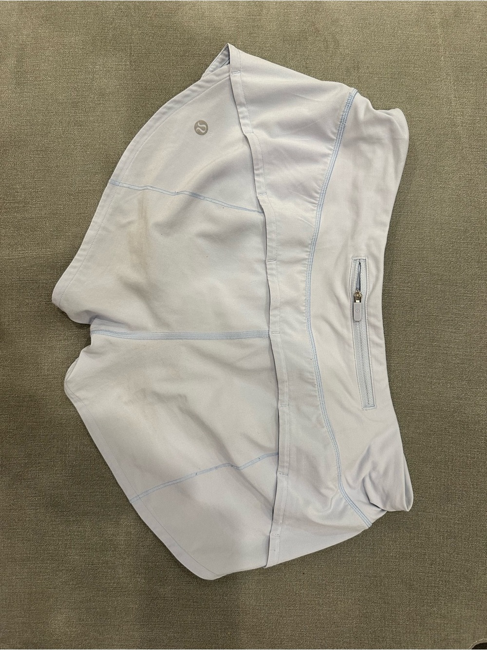 lululemon athletica Men’s Pale Blue Athletic Shorts